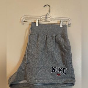 nike fleece shorts